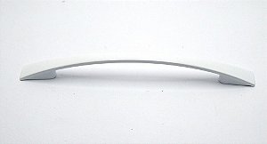 Puxador Italy Line 2092 Branco Metal 096mm Com Parafusos
