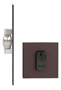 Fechadura Trava Rolete Porta Pivotante Pado Corten Marrom