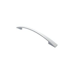 Puxador Branco Italy Line 2092 Metal 128mm Com Parafusos