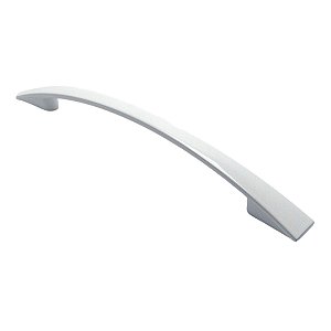 Puxador Branco Italy Line 2092 Metal 128mm Com Parafusos
