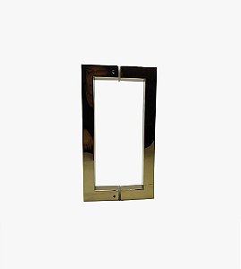Puxador Inox Dourado Porta Abrir Correr Pivotante Df992 20cm