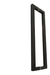 Puxador Inox Preto Porta Abrir Correr Pivotante Df992 30cm