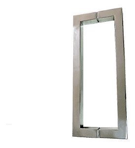 Puxador Inox Cromado Porta Abrir Correr Pivotante Df992 30cm