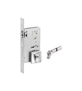 Fechadura Rolete Pivotante Imab 4700 Escovado 4800 55mm Mult