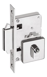 Fechadura Porta De Correr Asa Avião Imab 2441 Cromada Quadr