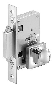 Fechadura Porta De Correr Avião Banheiro Imab 2441 Cromada