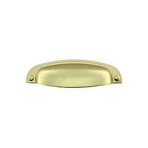 Puxador Concha 115 Colonial 096mm Dourado Fosco Italyline