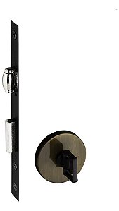 Fechadura Rolete Banheiro Pado Antique Bronze Oxi 55mm Pivot