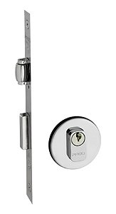 Fechadura Rolete Pivotante Pado Inox Polido Cromada 55mm Ext