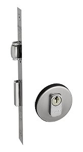 Fechadura Rolete Pivotante Pado Inox Escovado 55mm Externa