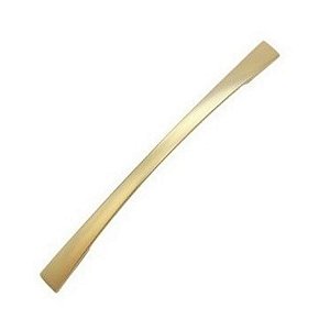 Puxador Dourado 2092 Italy Line Metal 160mm C/ Parafusos