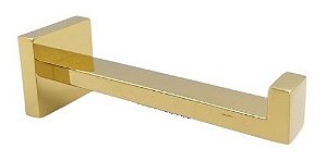 Papeleira Papel Higiênico Frontal Dourada Eterna Italy Inox