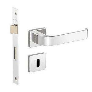 Fechadura Odin Imab Interna Cromada Quarto Chave Grande 40mm