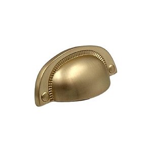 Puxador Concha Vivaro 222 Dourado Fosco Italy L. 64mm Recart
