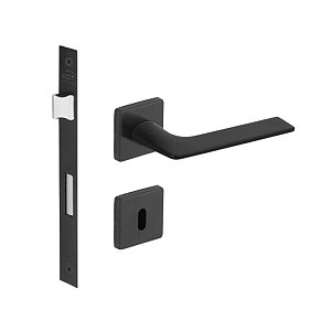 Fechadura Malba Imab Interna Quarto Preta Preto Fosco 55 Mm