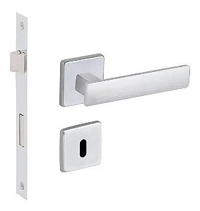 Fechadura Metro Light Imab Interna Acetinada Escovada 55mm