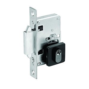 Fechadura Porta Correr Expansiva Preto Fosco Imab 2441 Quadr