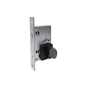 Fechadura Porta Correr Banheiro Preto Preta Imab 2441 40 Mm