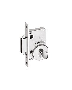 Fechadura Porta Correr Banheiro Wc Cromada Imab 2469 Redonda