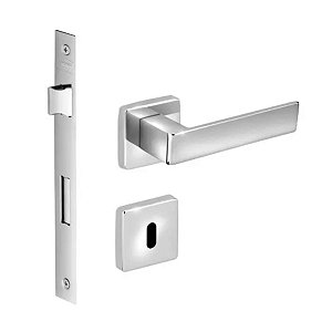 Fechadura Tess Imab Interna Quarto Chave Grande Cromada 40mm