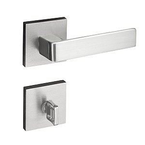 Fechadura Porta Banheiro Pado Modena Escovada Acetinada 55mm