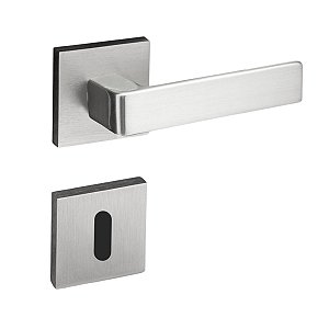 Fechadura Porta Interna Quarto Pado Modena Escovada 55mm Cra