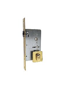 Fechadura Rolete Pivotante Dourada Imab 4700 Multiponto 55mm