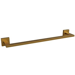 Toalheiro Dourado Gold Matte 30 Cm Eterna Italy Line Inox