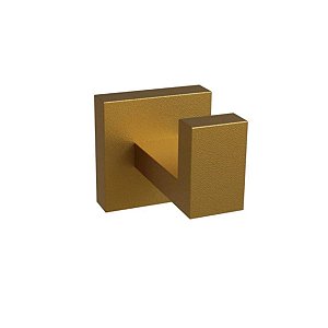 Cabide Gancho Dourado Gold Matte Eterna Banheiro Inox