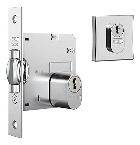 Fechadura Pivotante Roseta Quadrada 1005 Stam 2 Chaves