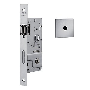 Fechadura Rolete Tetra Chave Stam Pivotante Inox Escovado