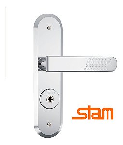 Fechadura Externa Tetra 1800 21 Aço Inox Polido Stam