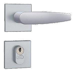 Fechadura Porta Externa Stam 803/33 Acetinada Fosco 40mm