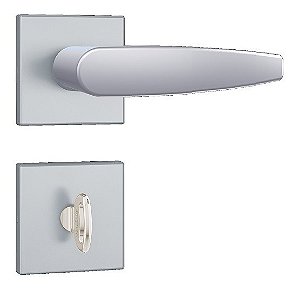 Fechadura Porta Banheiro Stam Wc 823/33 Acetinada Fosco 40mm