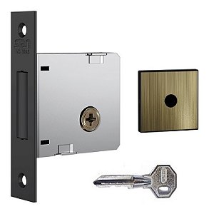 Fechadura Trava Segurança Stam Antique 1004 Tetra Chave 40mm