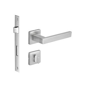 Fechadura Banheiro Hato 2 Inox Escovado Imab 55 Mm Wc Ixe