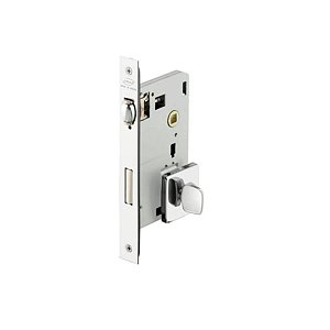 Fechadura Rolete Banheiro Cromada Imab Quadrada 55mm Pivot