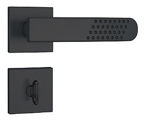 Fechadura Porta Banheiro Wc Stam 823/21 Preto Preta 40mm