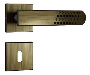 Fechadura Porta Interna Stam 813/21 Antique Ouro Velho 40mm