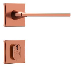 Fechadura Porta Externa Rose Stam Classic 55mm C/ Cilindro