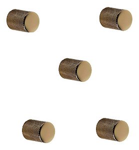Kit 5 Puxador Bali Granado Gold (dourado Brilhante) Zen