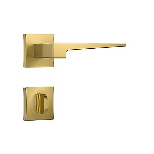 Fechadura Banheiro Wc Dourada Gold Classic 3200 Stam 55 Mm