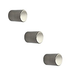 Kit 3 Puxador Bali Granado Niquel Escovado Zen Design