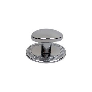 Puxador Beetle Com Base Granada Zen Cromado Zp5402.1
