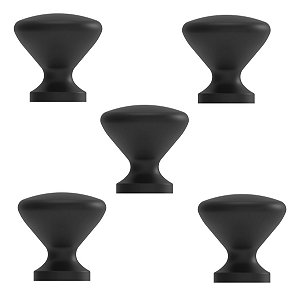 Kit 5 Puxador Cup Zen Preto Zp5238.24