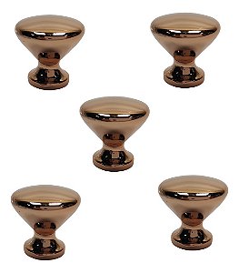Kit 3 Puxador Cup Ponto Zen Rose - Zp5238.l00