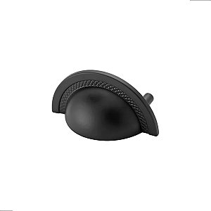 Puxador Shell Zen 64mm Preto Zp4318.24