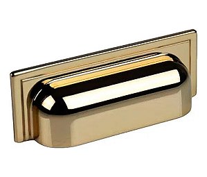 Puxador Plymouth Zen Gold Concha 80mm Zp5420.a00