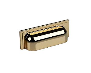 Puxador Plymouth Zen Gold Concha 80mm Zp5420.a00