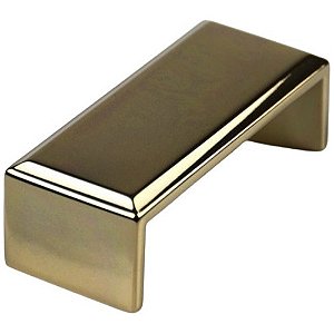 Puxador Creta Zen Gold Dourado Brilhante 64 Mm Zp3949.a00